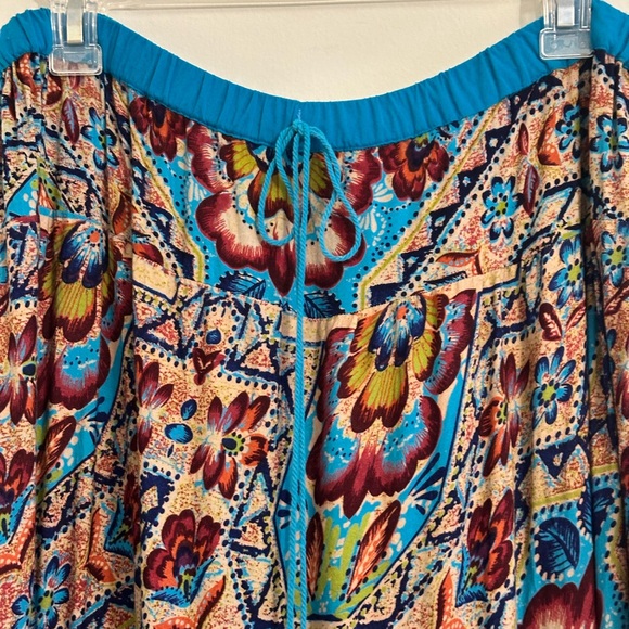 Angie  Bohemian Maxi Skirt Tagged a Med but fits a Lrg-XL See Measurements - Picture 4 of 6